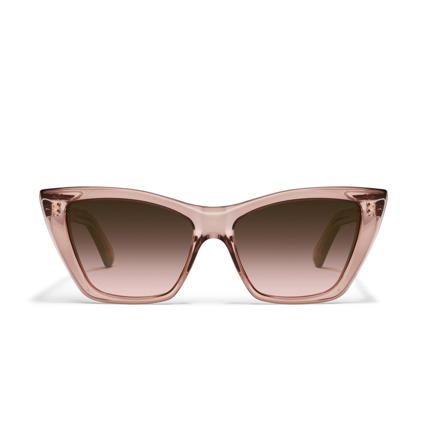 QUAY Set In Stone Sunglasses - Doe/Brown Rose