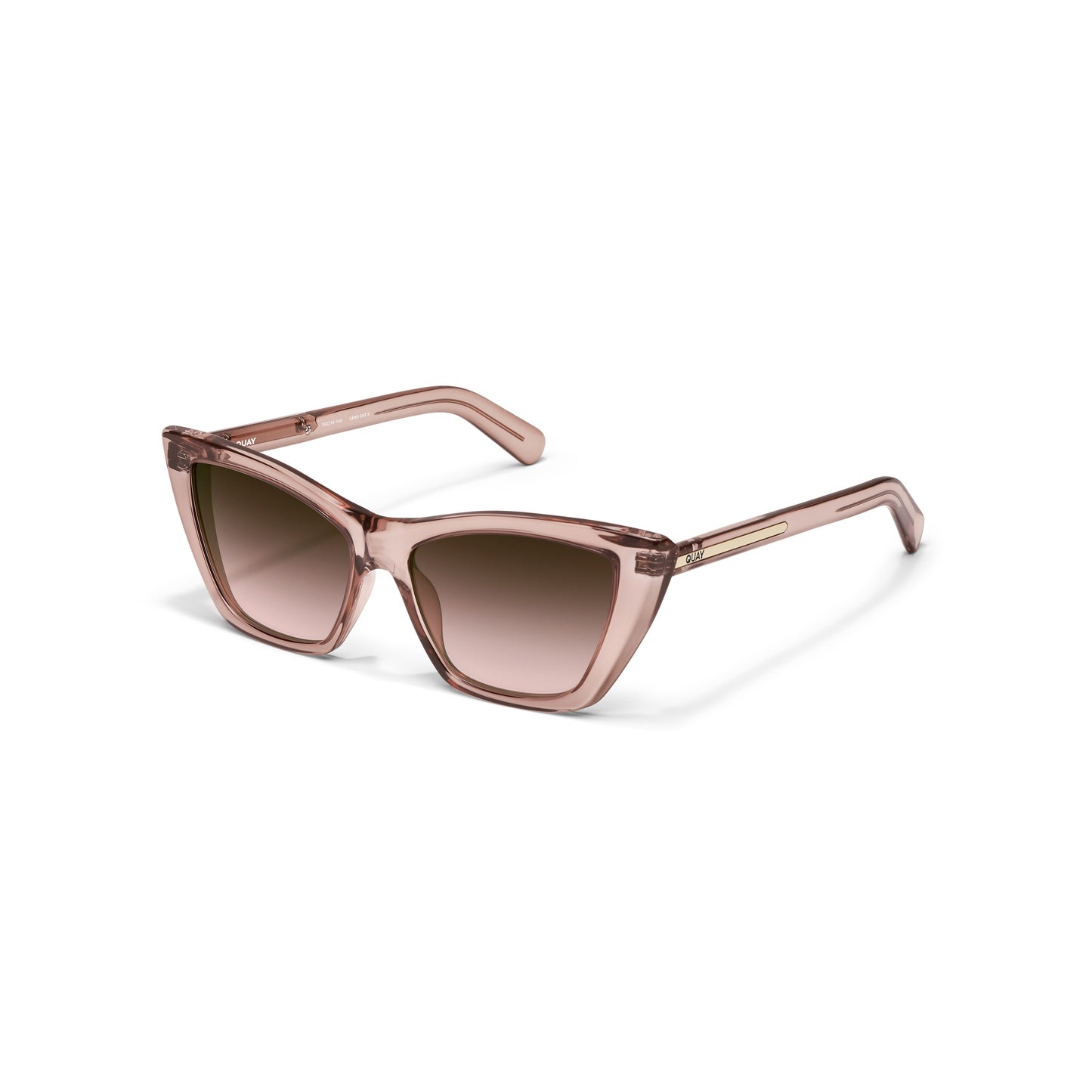 QUAY Set In Stone Sunglasses - Doe/Brown Rose