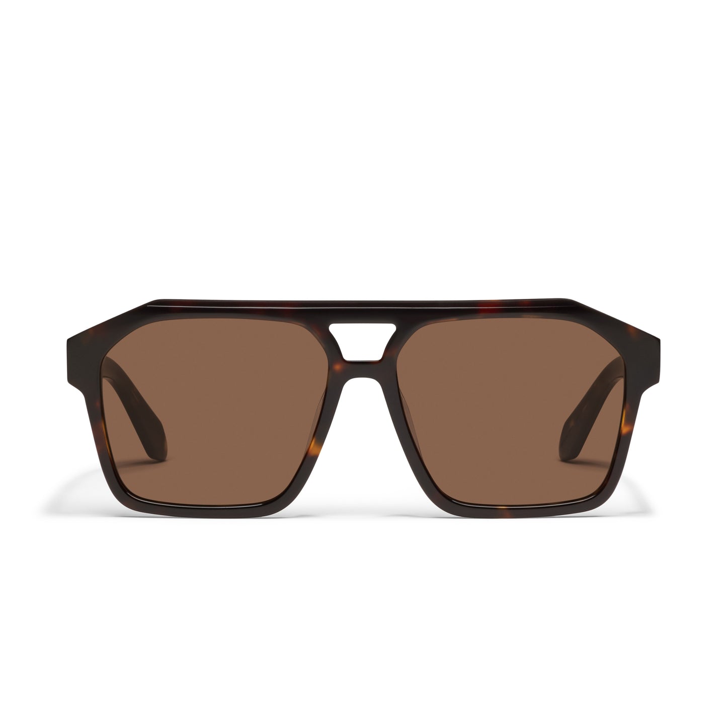 QUAY Soundcheck Sunglasses - Dark Tort/Brown