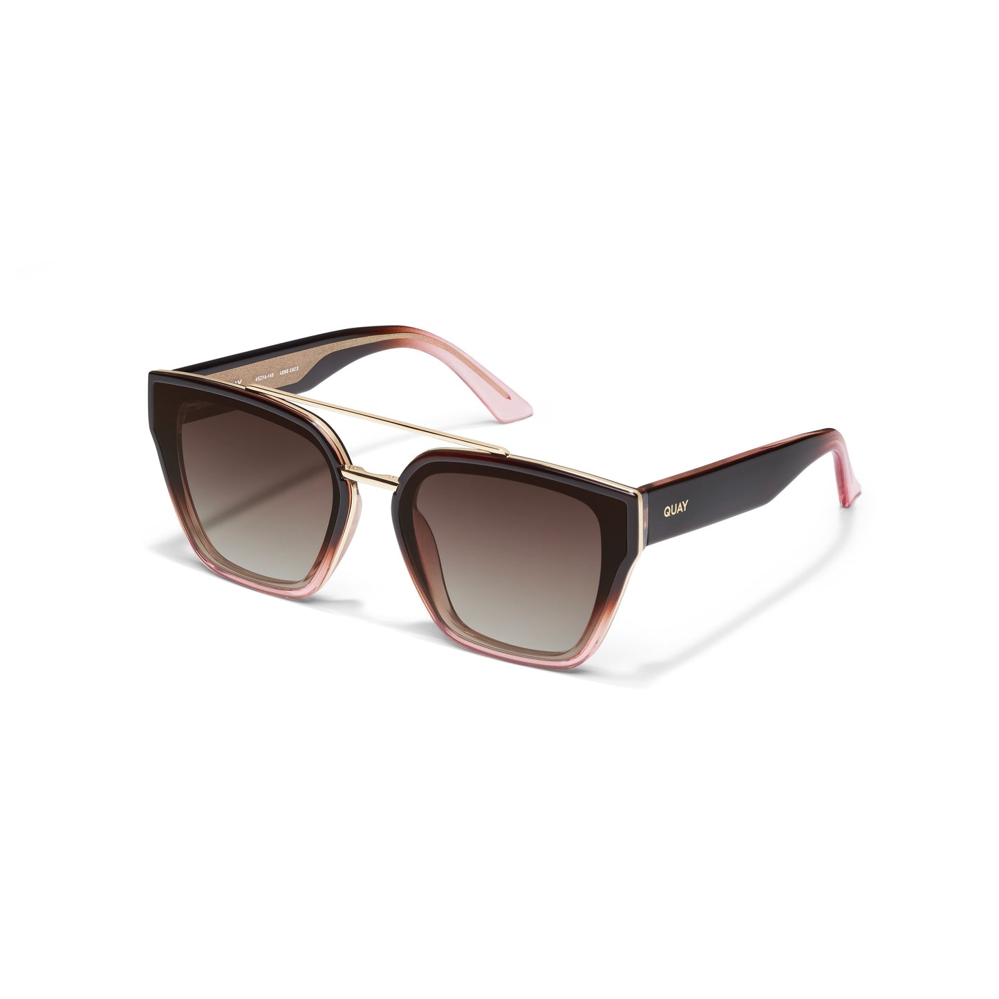 QUAY Sweet Talker Sunglasses - Chocolate Peony/Brown