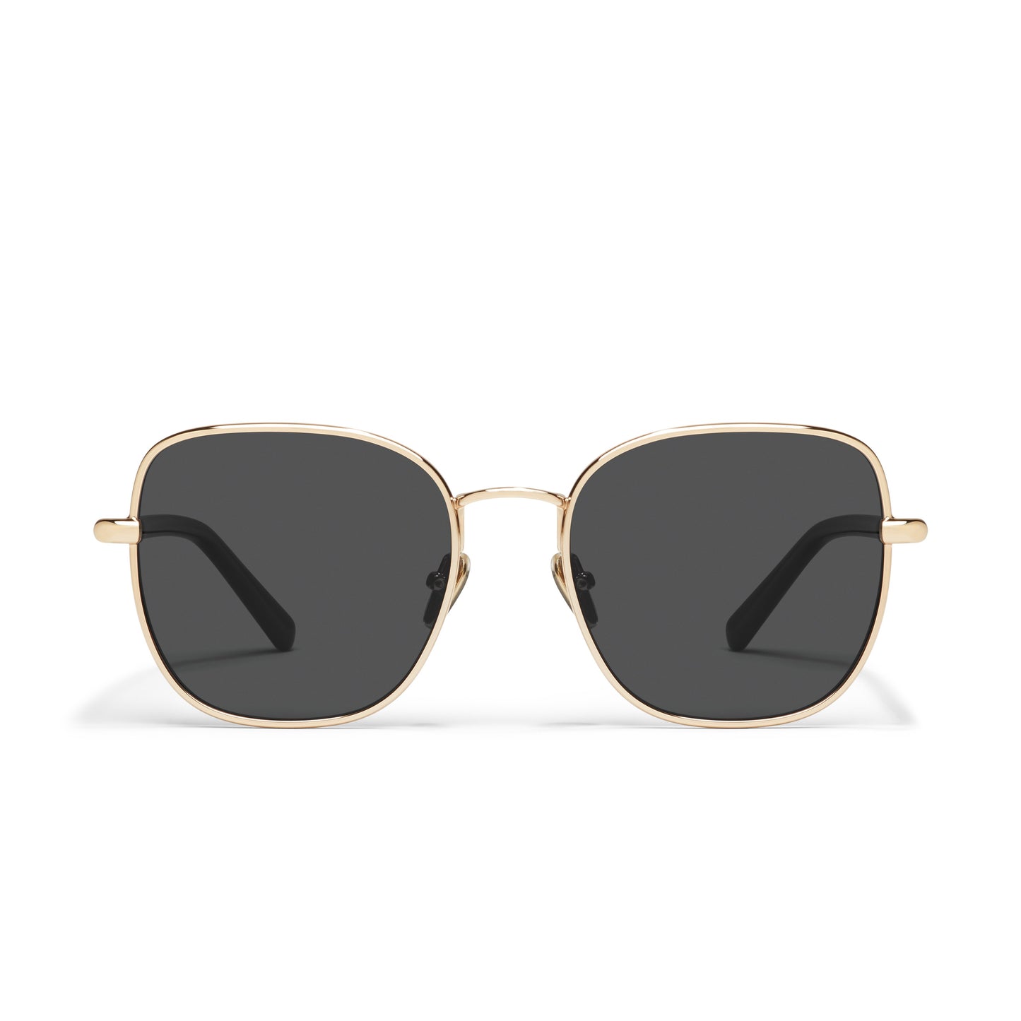 QUAY Uptown Sunglasses - Gold/Smoke