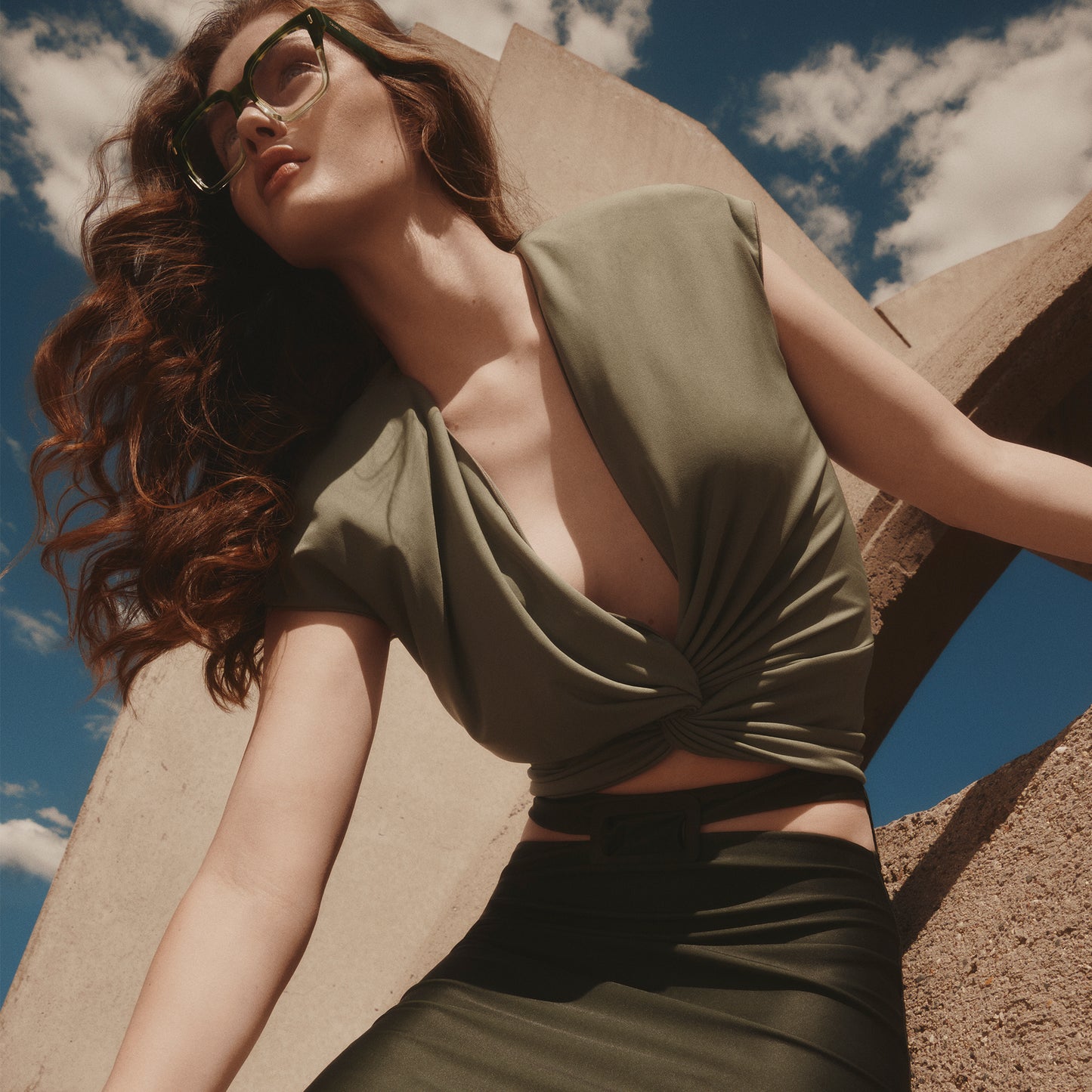 QUAY Bold Type Optical Eyeglasses - Plum Gradient (Exclusively In-Store)