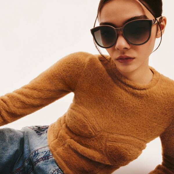 QUAY Date Night Sunglasses - Doe/Brown
