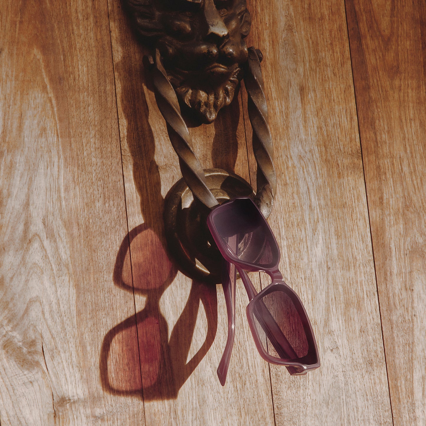 QUAY Drive In Sunglasses - Plum/Plum Pink