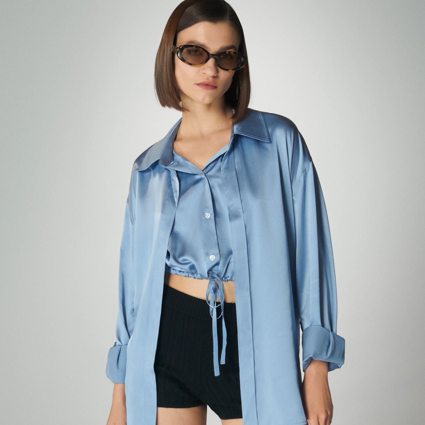 QUAY Felt Cute Sunglasses - Pebble Tortoise/Tan