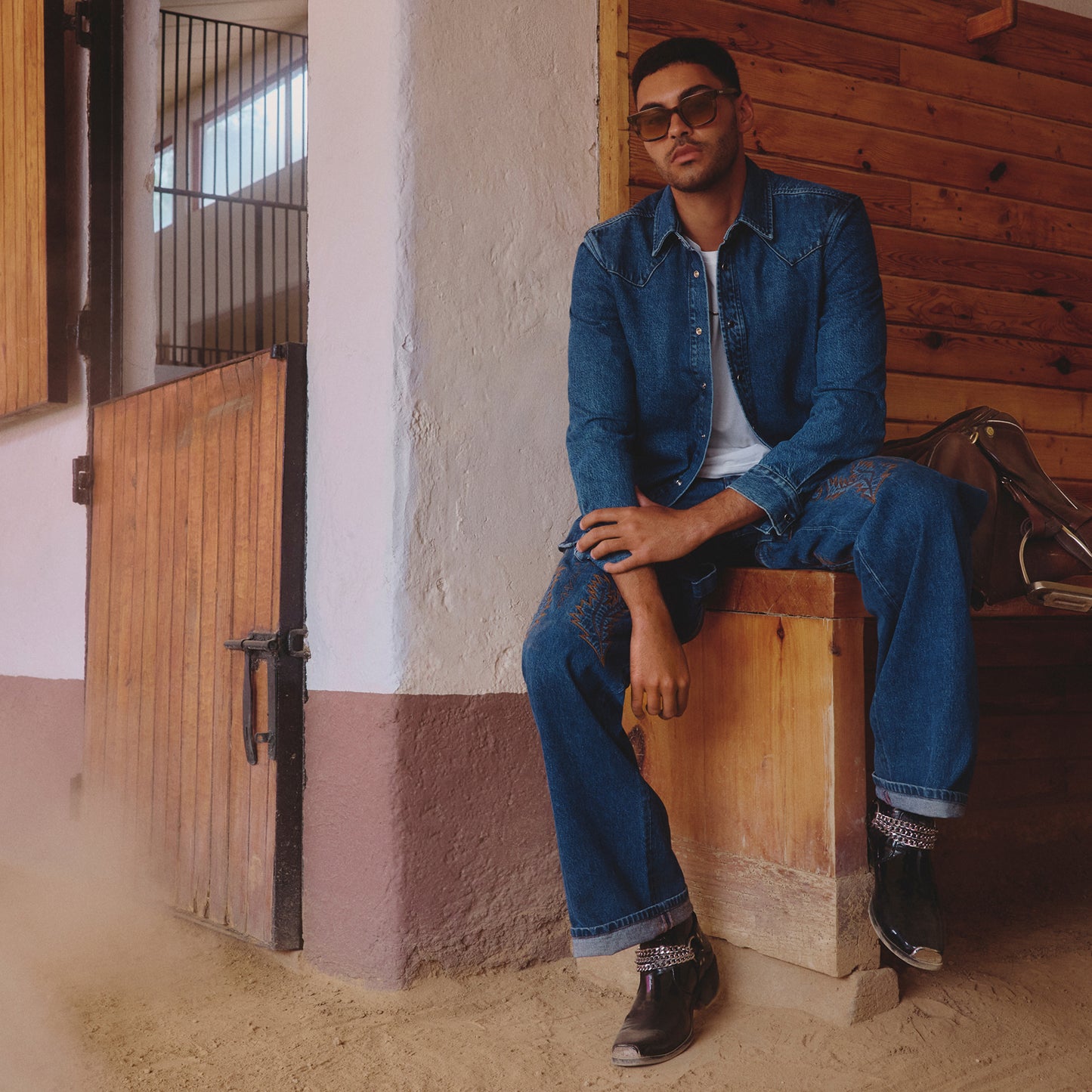 QUAY Game Over Sunglasses - Coffee Swirl/Sepia