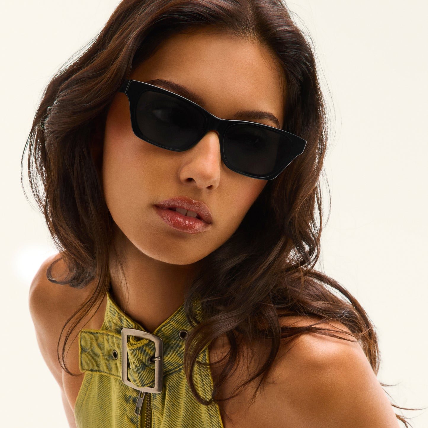 QUAY In The City Sunglasses - Black/Black Polarized