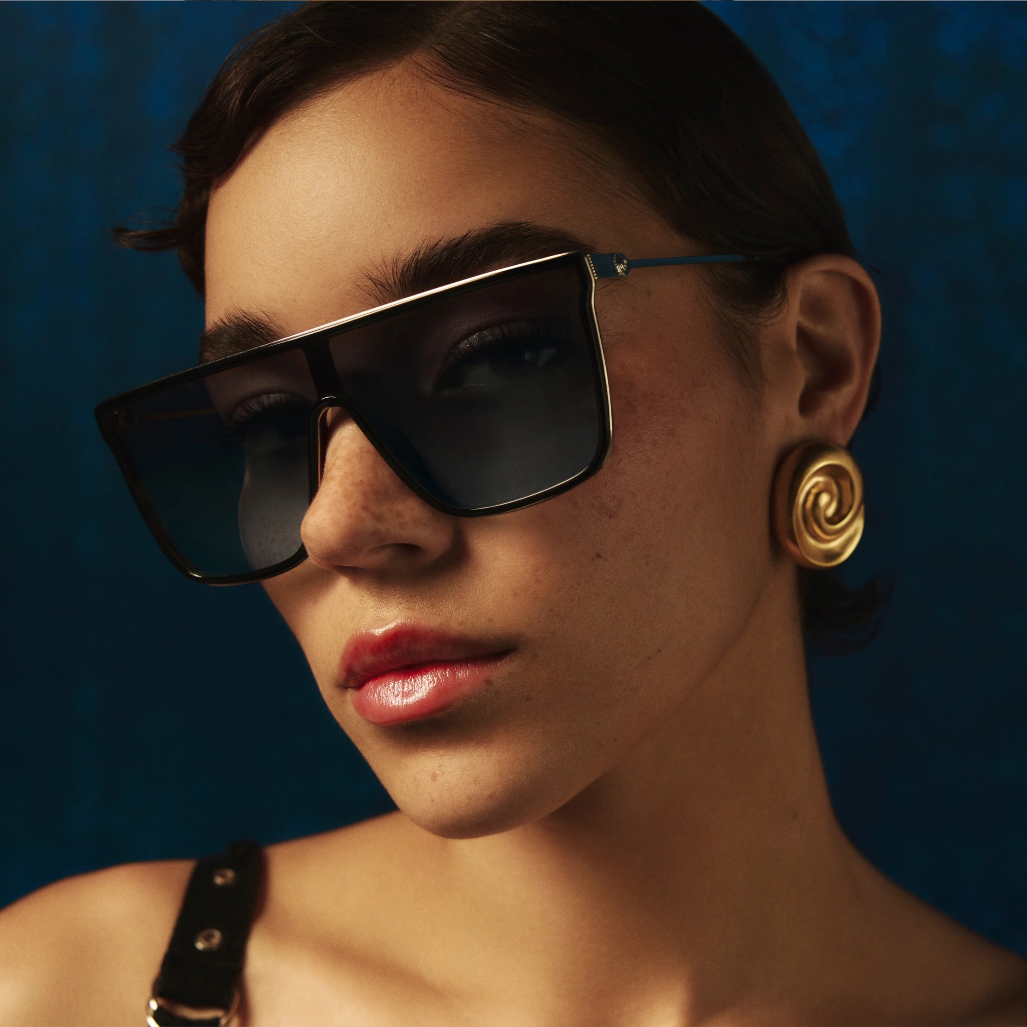 QUAY Nightfall Remixed Sunglasses - Black/Grey Light Turquoise