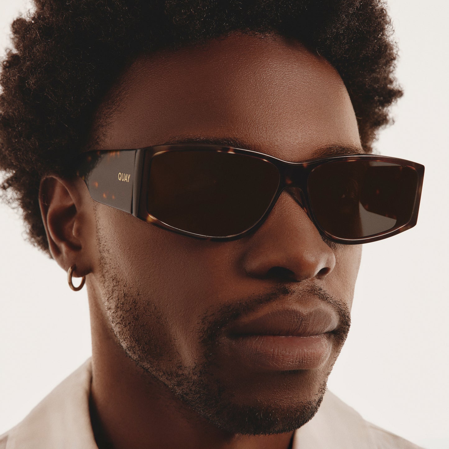 QUAY Not My Fault Sunglasses - Dark Tort/Brown