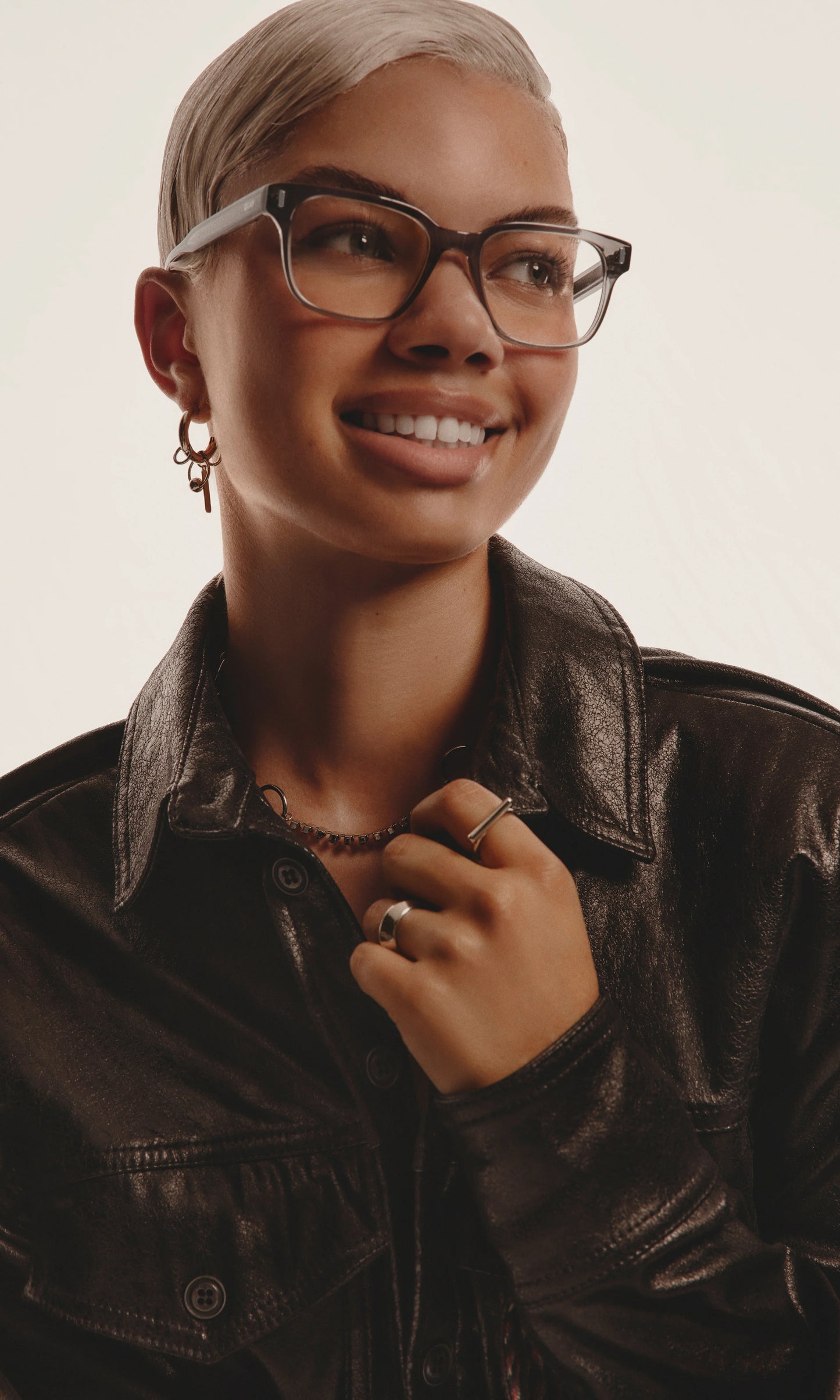 QUAY Offline Optical Eyeglasses - Clear (Exclusively In-Store)