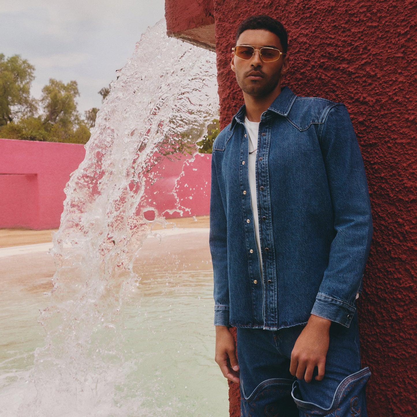 QUAY Pit Stop Sunglasses - Brushed Gold/Honey