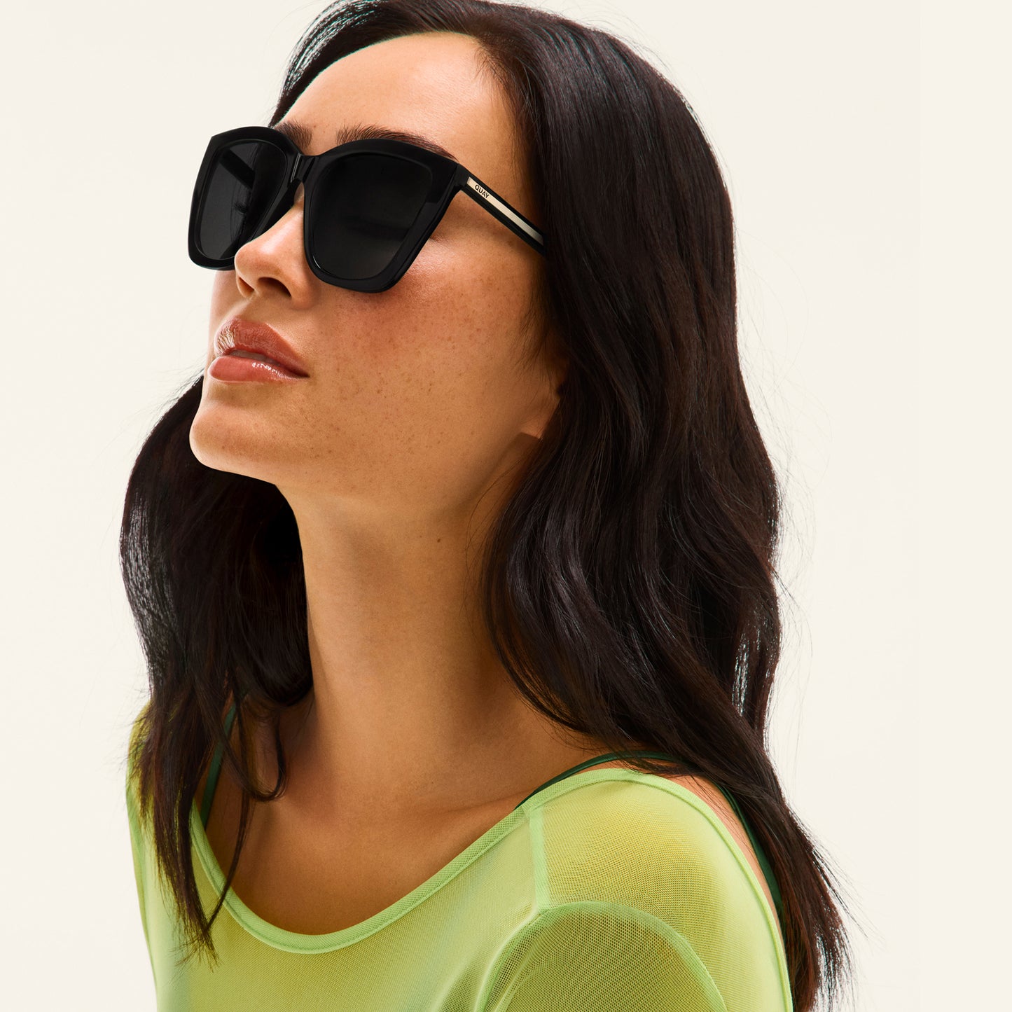 QUAY See Ya Sunglasses - Black/Smoke