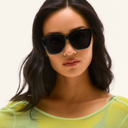 QUAY See Ya Sunglasses - Black/Smoke