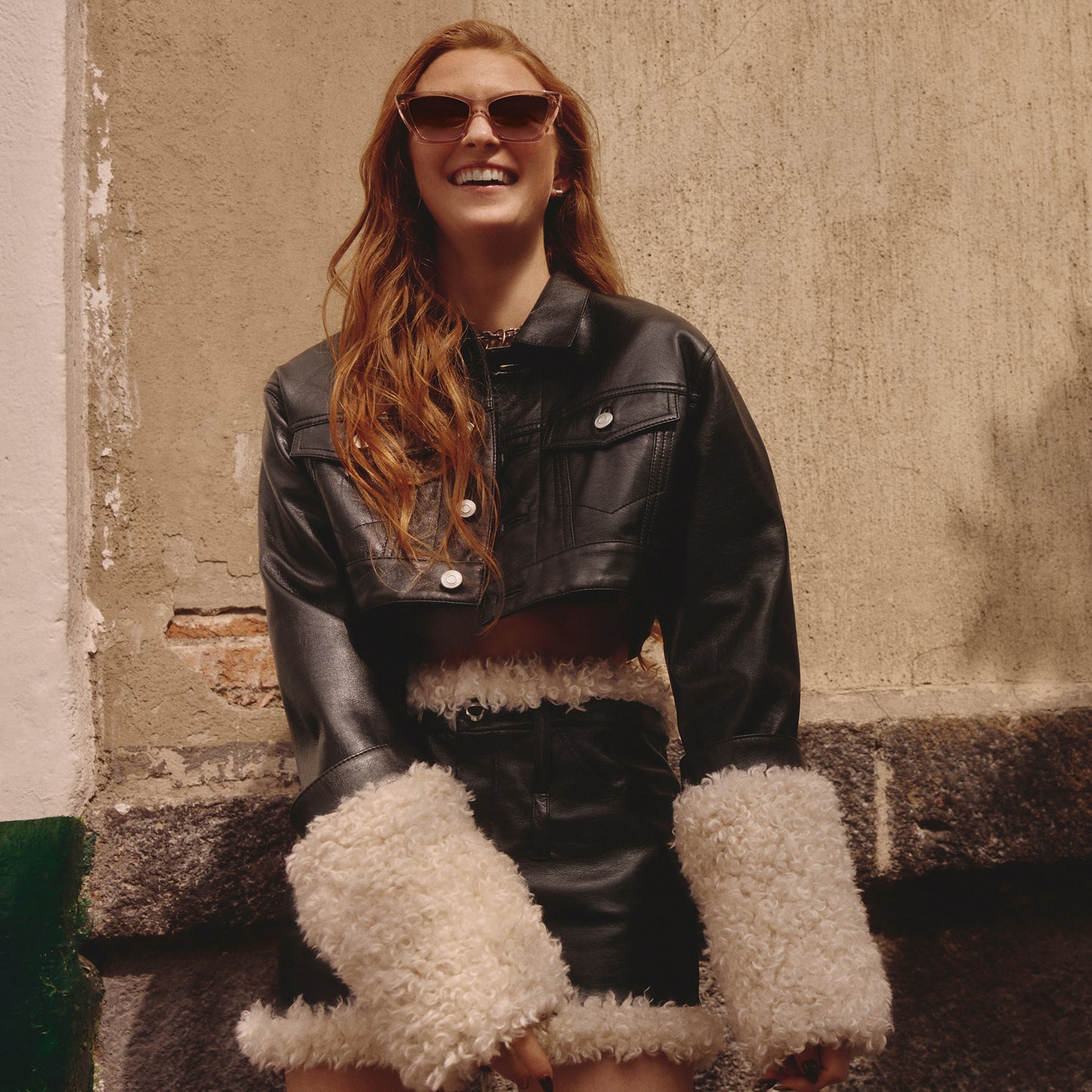 QUAY Set In Stone Sunglasses - Doe/Brown Rose