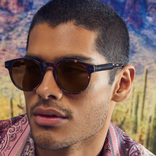QUAY Slow Mo Sunglasses - Dark Tort/Brown Polarized