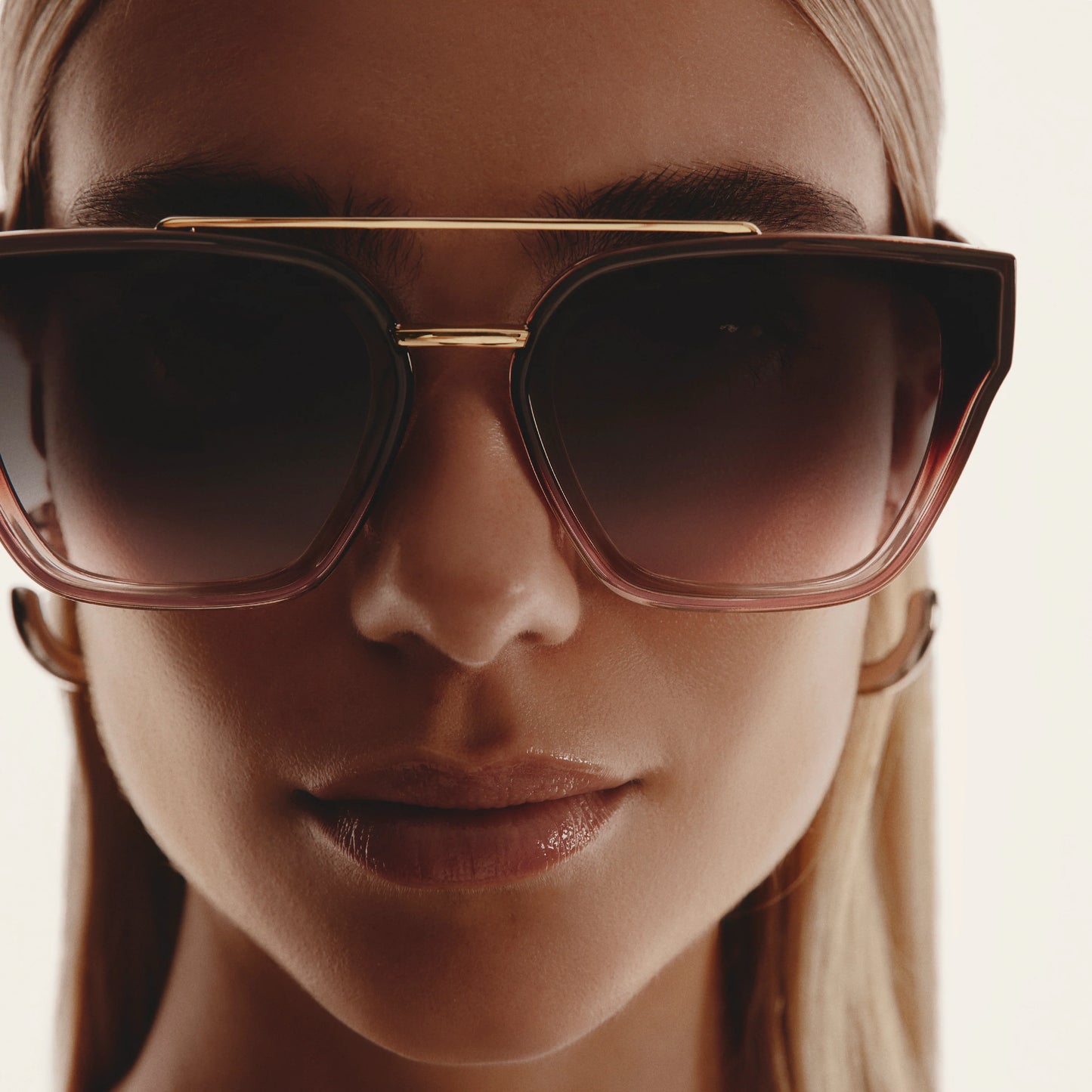 QUAY Sweet Talker Sunglasses - Chocolate Peony/Brown