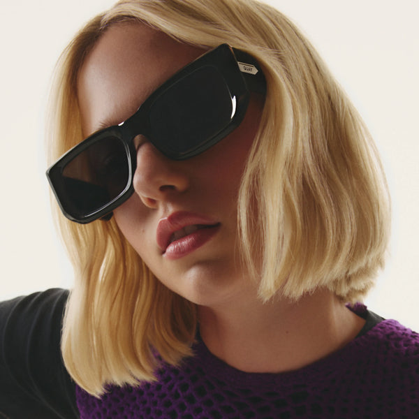 QUAY Tell Me More Sunglasses - Deep Green/Green (Exclusive Colourway)