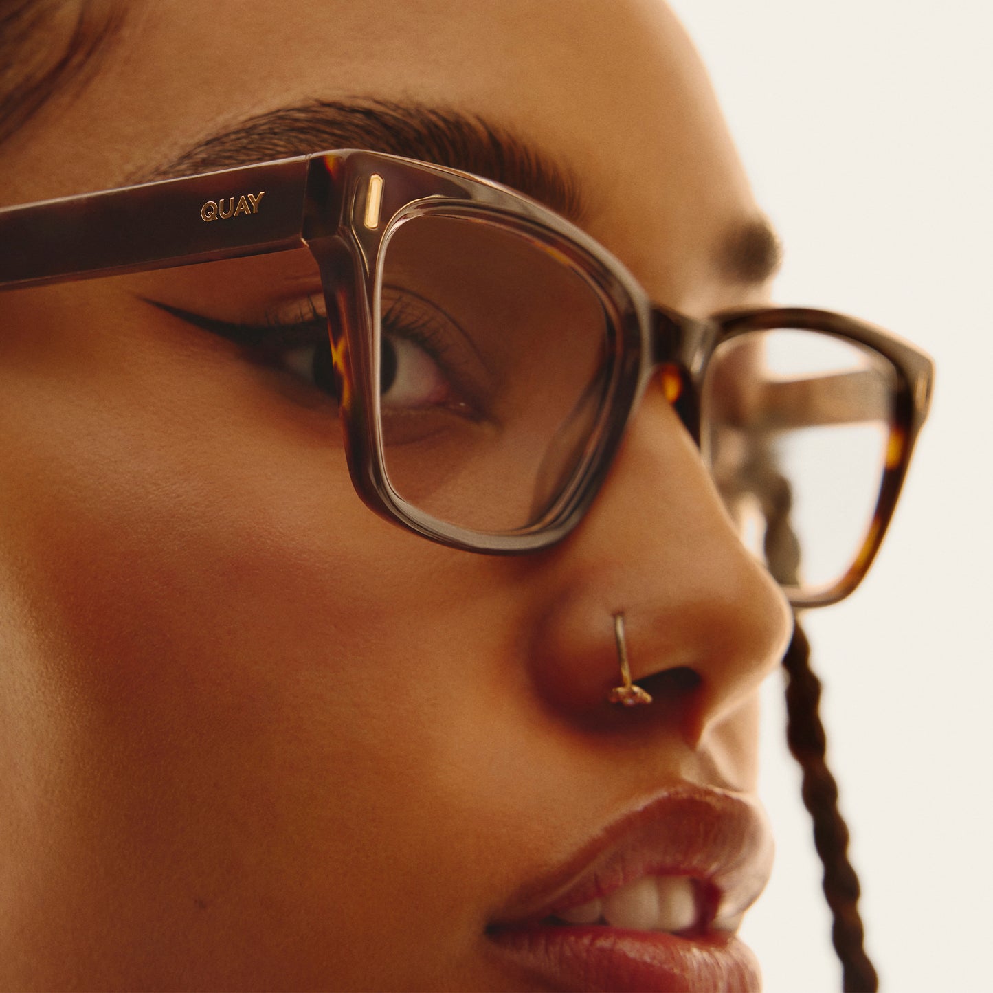 QUAY Trust Me Optical Eyeglasses - Oat (Exclusively In-Store)