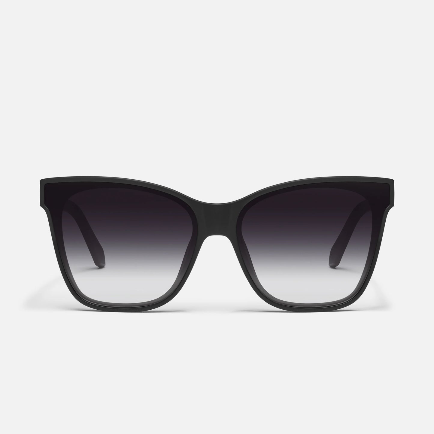 QUAY After Party Sunglasses - Matte Black/Black Fade