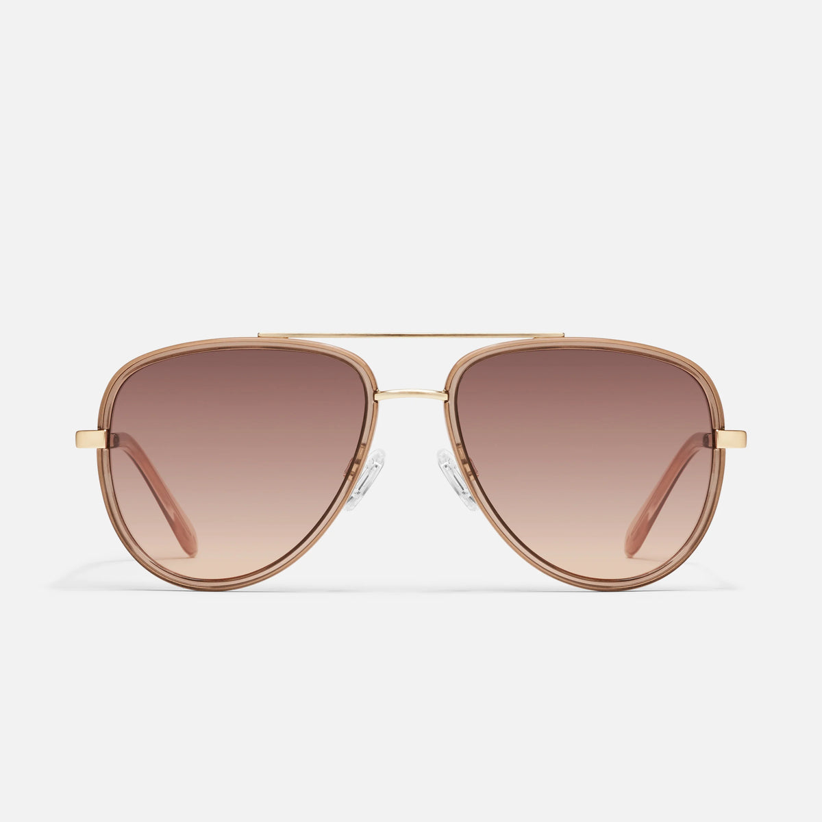 Quay All In QUAY All In Medium Sunglasses - Doe/Brown Fawn – PRESENCE Paris