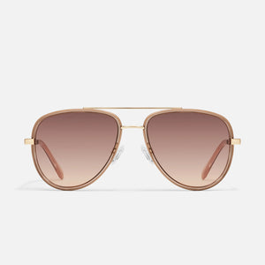 QUAY All In Medium Sunglasses - Doe/Brown Fawn