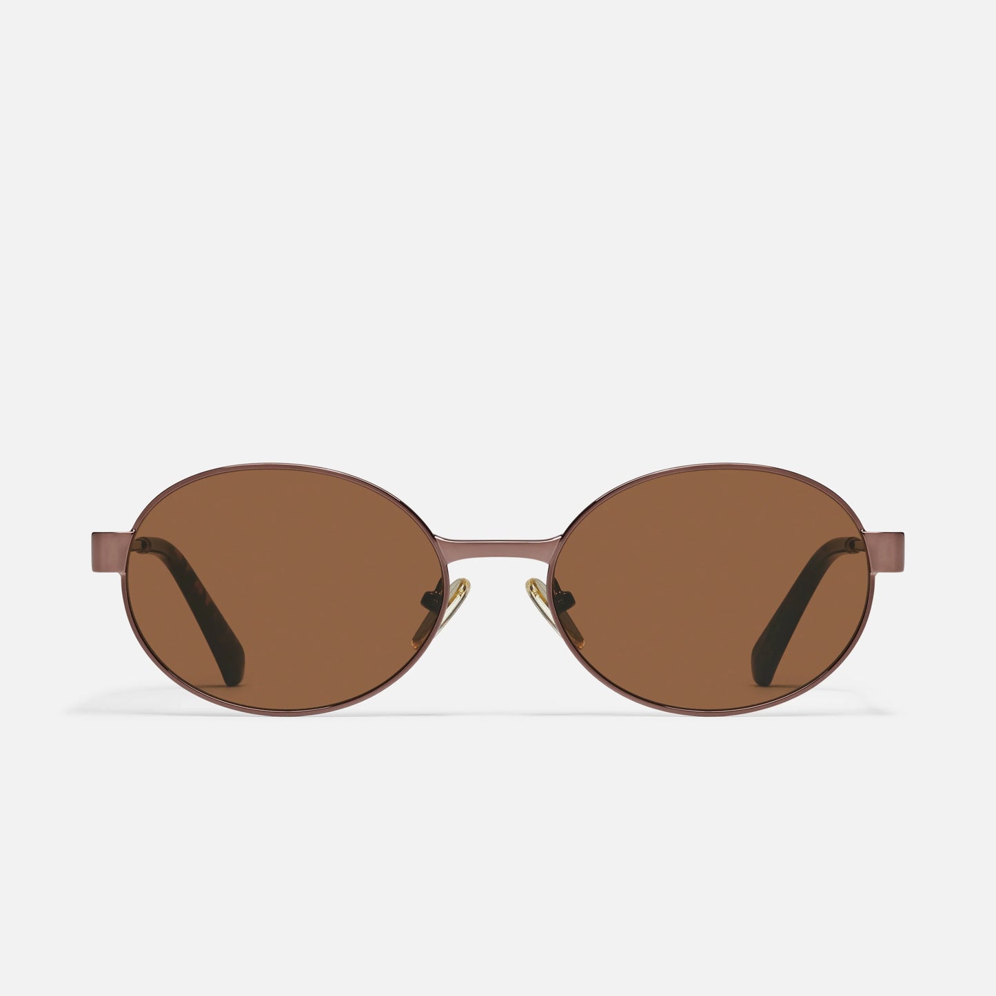 QUAY Anyways Sunglasses - Chocolate/Brown