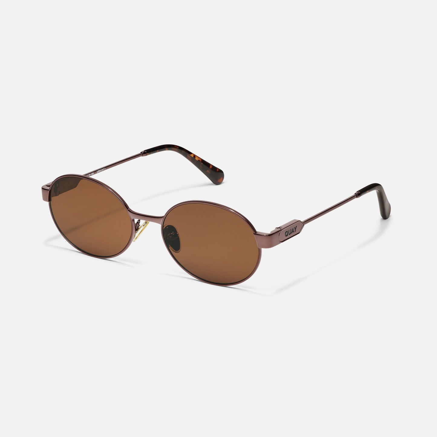 QUAY Anyways Sunglasses - Chocolate/Brown