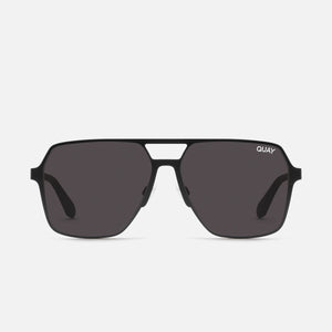 QUAY Backstage Pass Sunglasses - Matte Black/Black Polarized