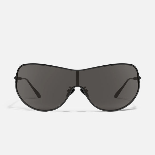 QUAY x GUIZIO Balance Sunglasses - Matte Black/Smoke