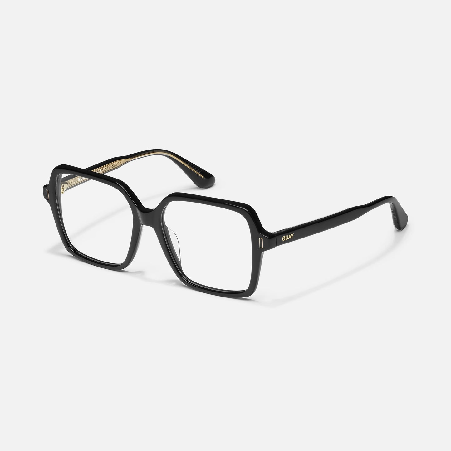 QUAY Boss Mode Optical Eyeglasses - Black (Exclusively In-Store)