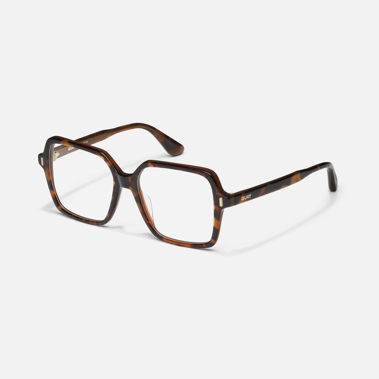 QUAY Boss Mode Optical Eyeglasses - Coffee Tort (Exclusively In-Store)