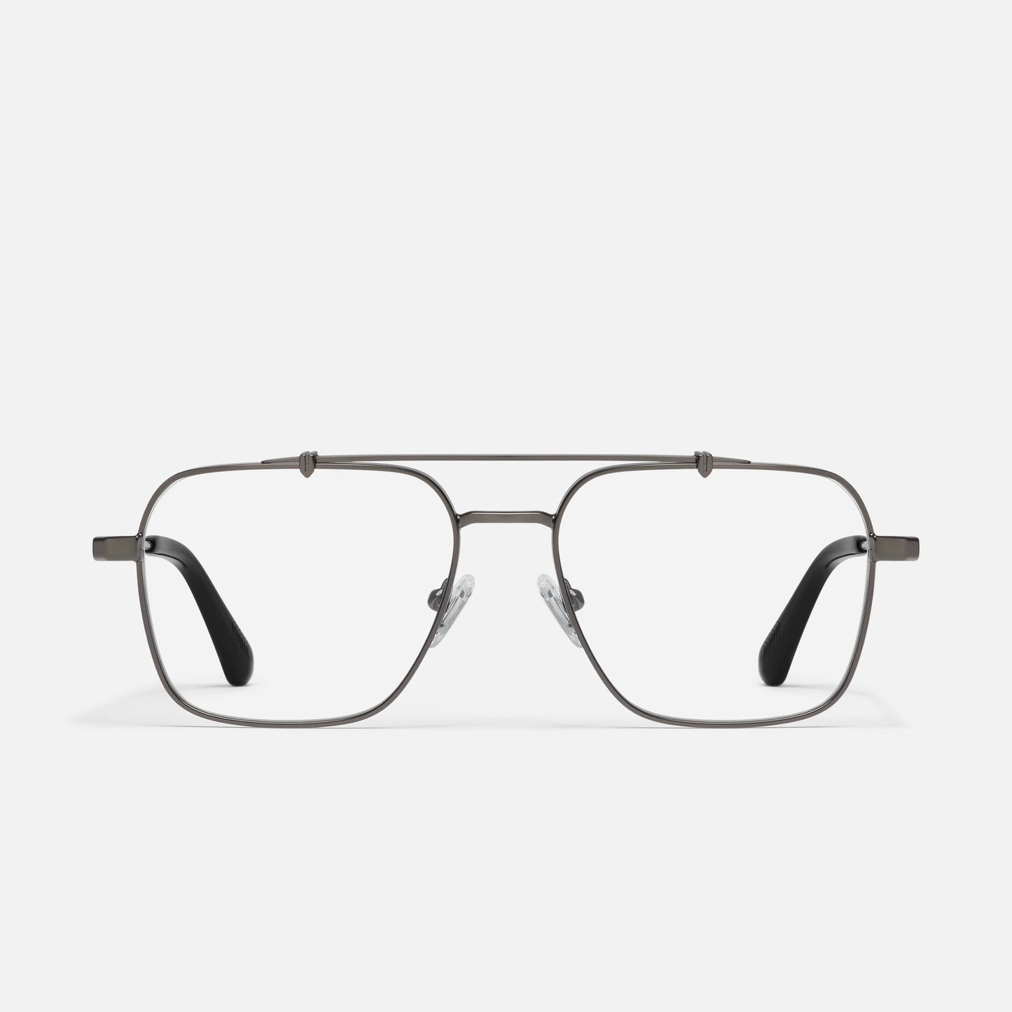 QUAY Call Back Optical Eyeglasses - Matte Gunmetal (Exclusively In-Store)