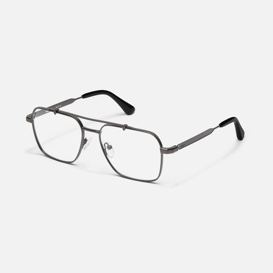 QUAY Call Back Optical Eyeglasses - Matte Gunmetal (Exclusively In-Store)