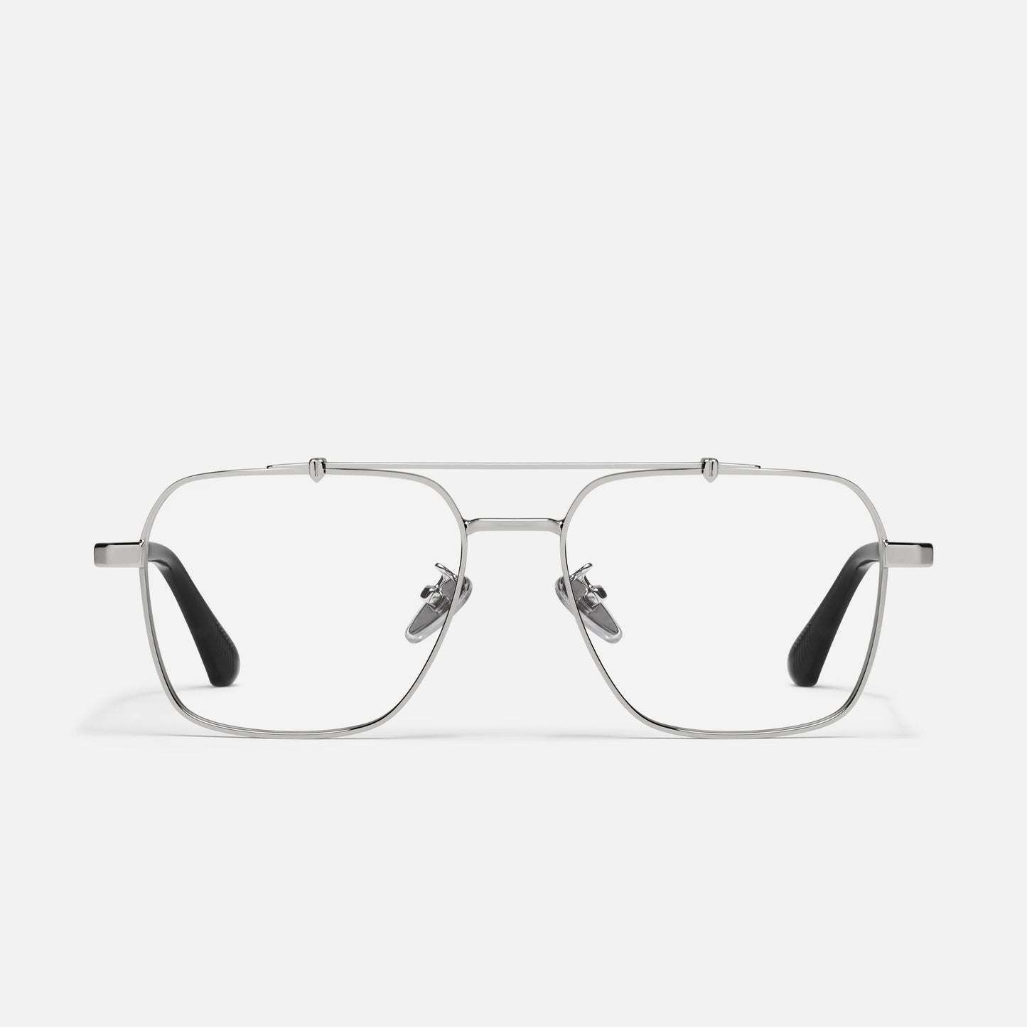 QUAY Call Back Optical Eyeglasses - Silver (Exclusively In-Store)