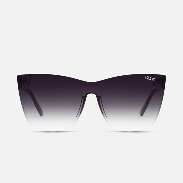 QUAY Come Thru Sunglasses - Black/Fade