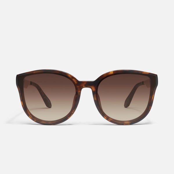 QUAY Date Night Sunglasses - Neutral Tort/Brown