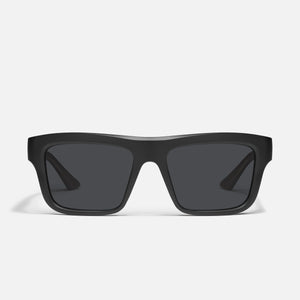 QUAY Dealers Choice Sunglasses - Matte Black/Black Polarized