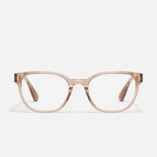 QUAY Double Click Optical Eyeglasses - Oat (Exclusively In-Store)