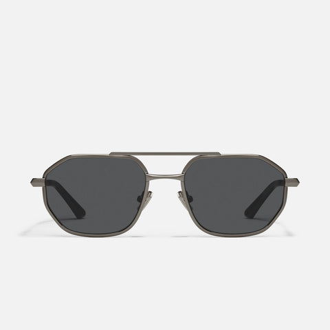 QUAY En Route Sunglasses - Gunmetal/Smoke