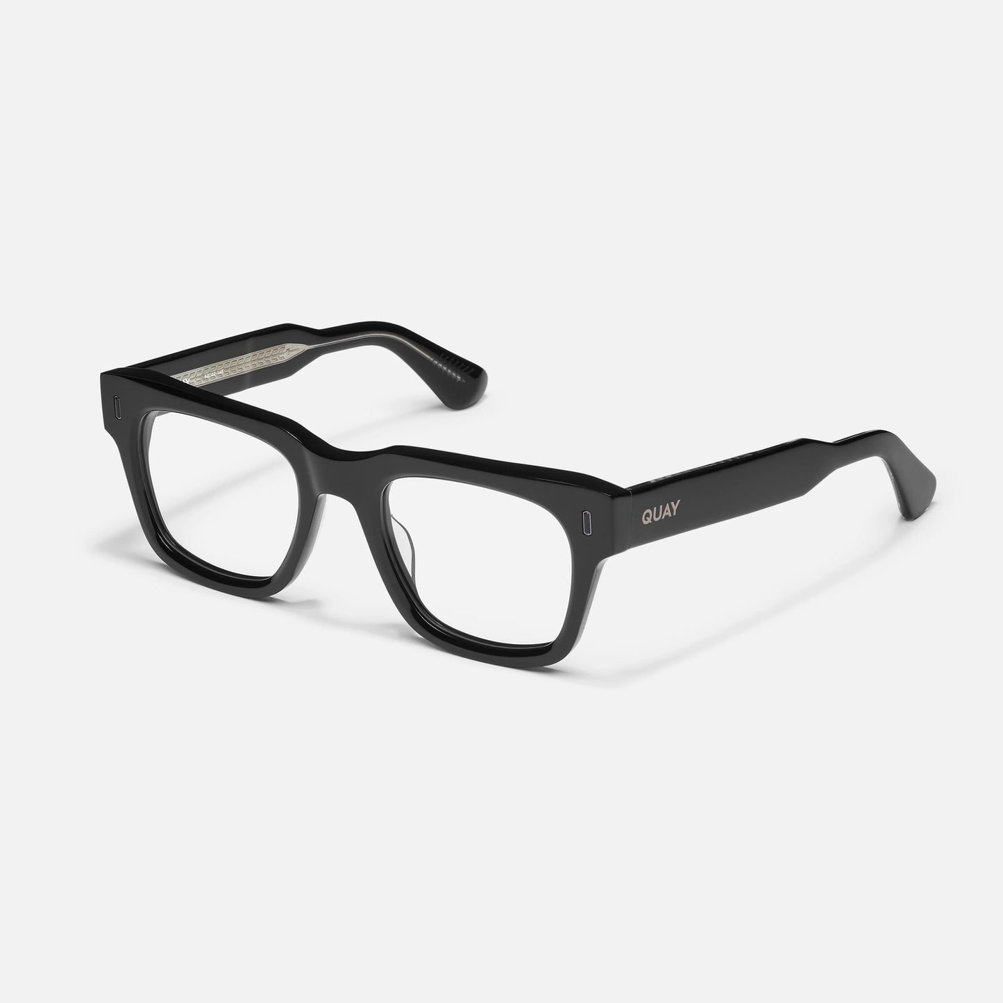 QUAY Exec 50mm Optical Eyeglasses - Black (Exclusively In-Store)