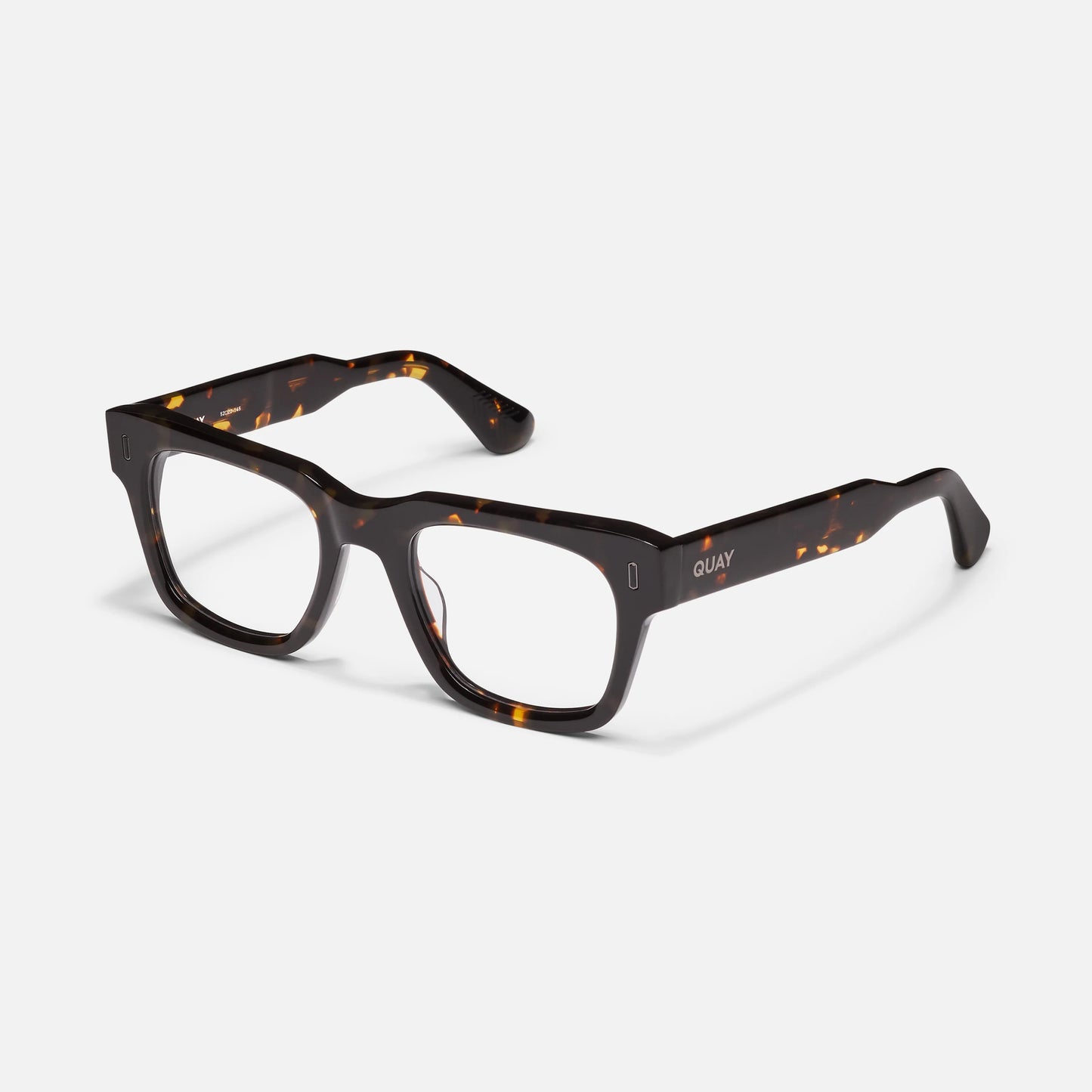QUAY Exec 50mm Optical Eyeglasses - Dark Tort (Exclusively In-Store)