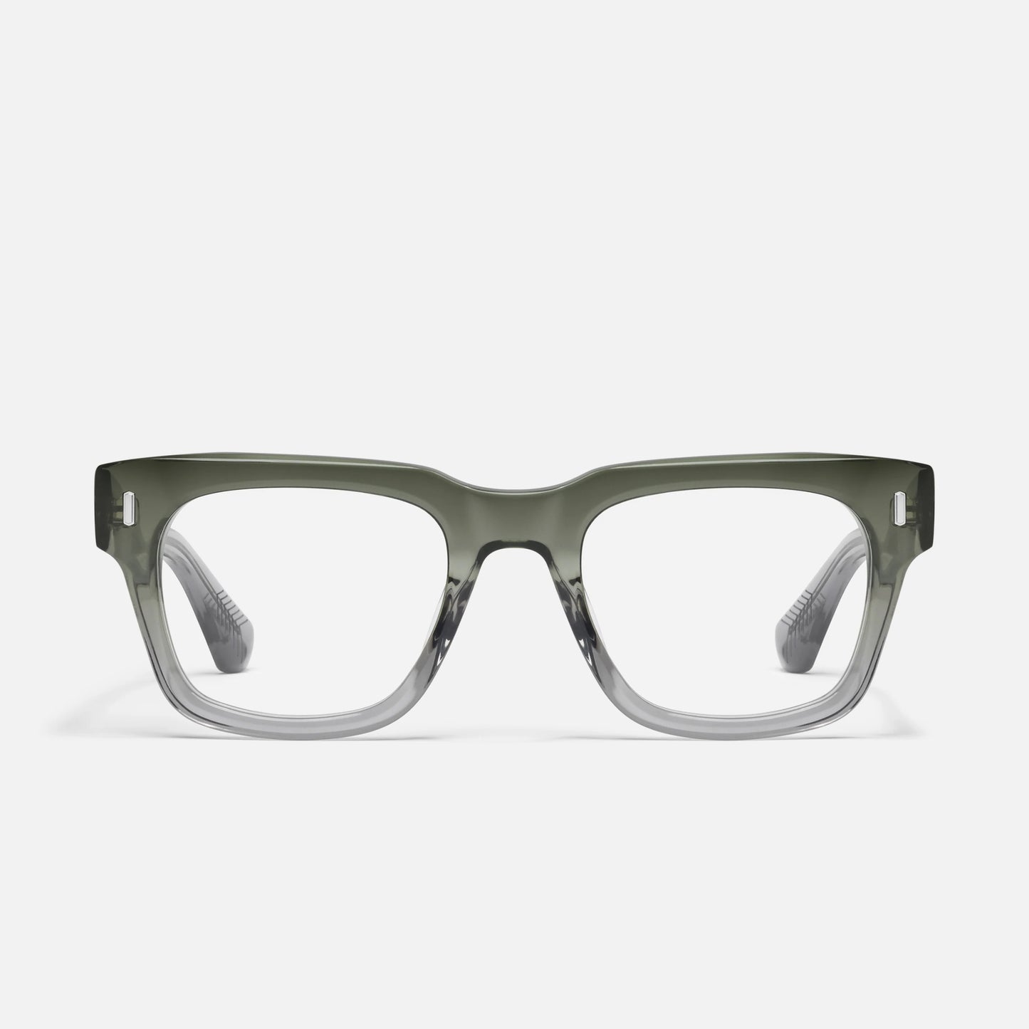 QUAY Exec 50mm Optical Eyeglasses - Moss Grey (Exclusively In-Store)