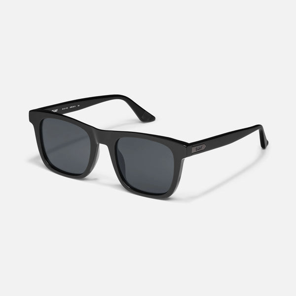 QUAY Flip Side Sunglasses - Black/Smoke Polarized