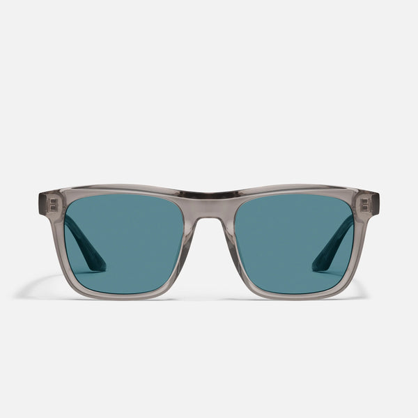 QUAY Flip Side Sunglasses - Grey/Turquoise