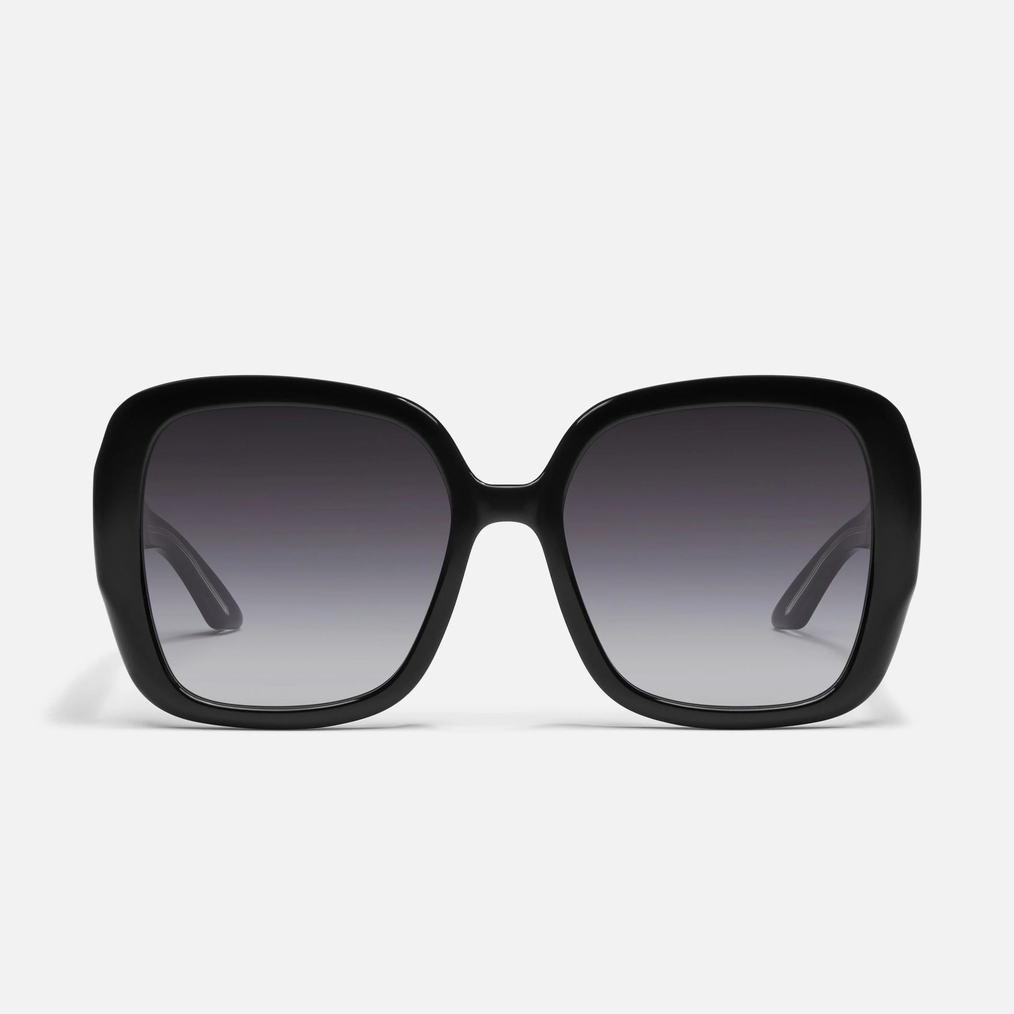 QUAY Full Glam Sunglasses - Black/Smoke