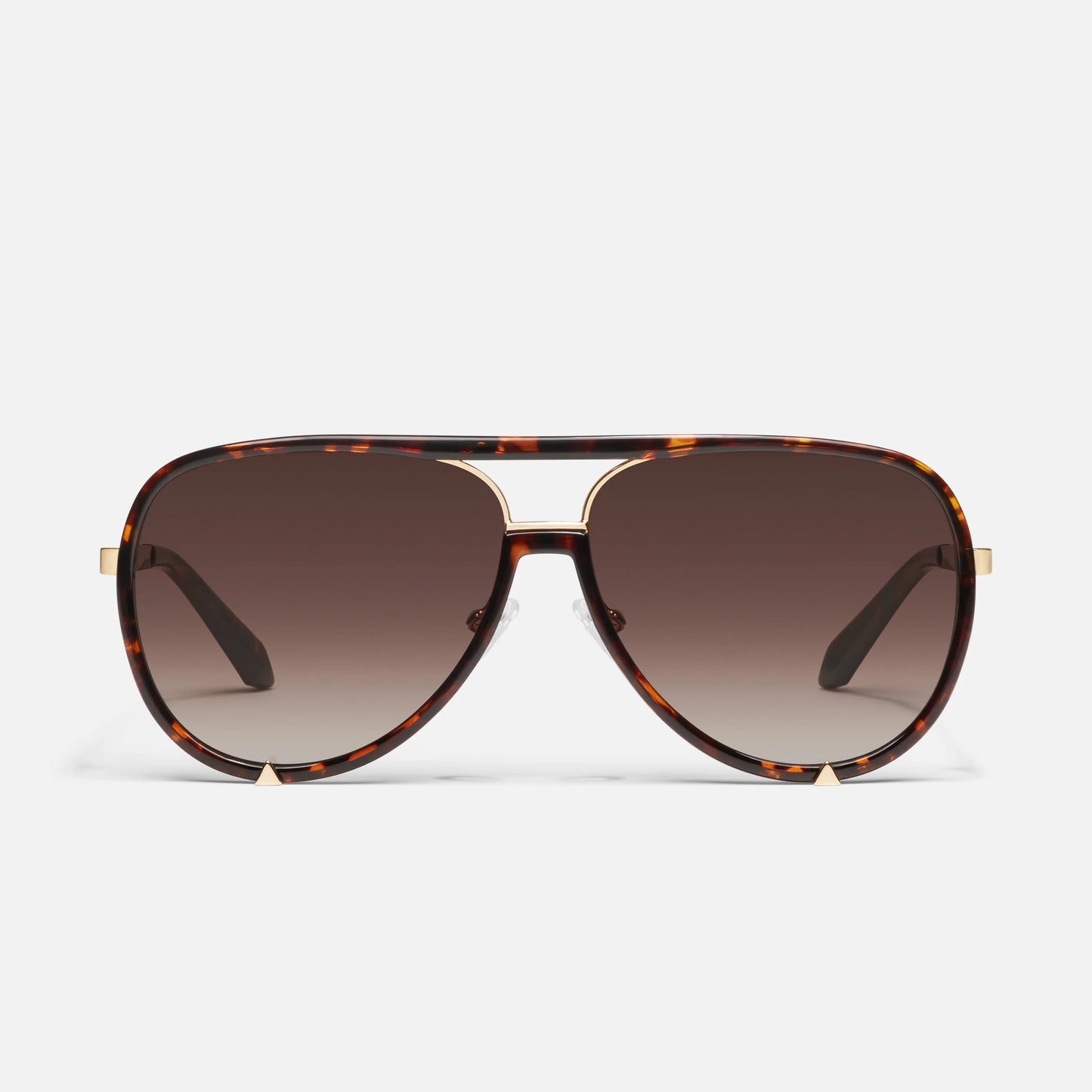 QUAY High Profile Sunglasses - Dark Tort/Brown
