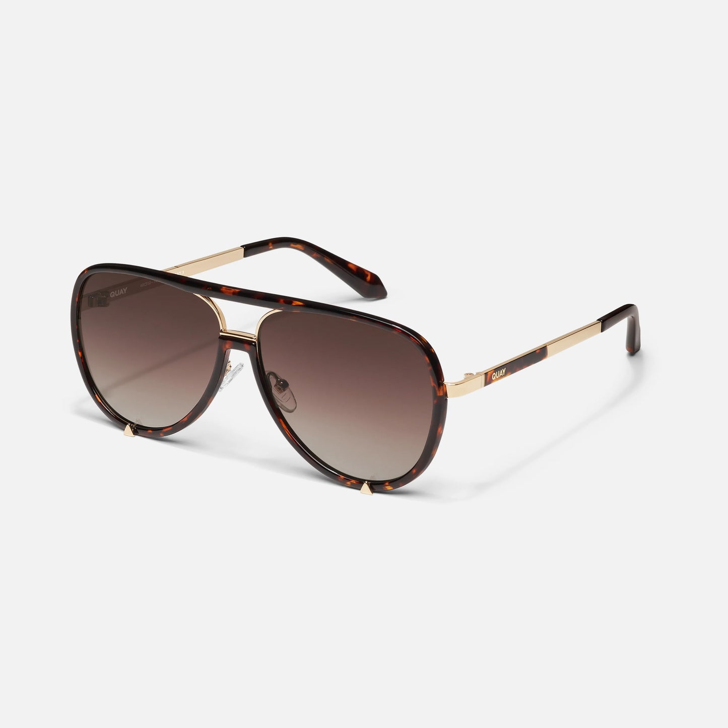 QUAY High Profile Sunglasses - Dark Tort/Brown