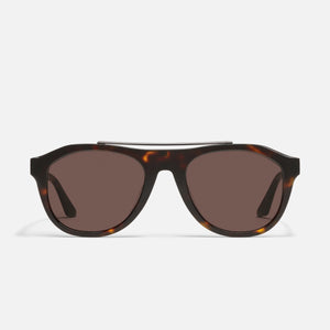 QUAY High Top Sunglasses - Dark Tortoise/Brown