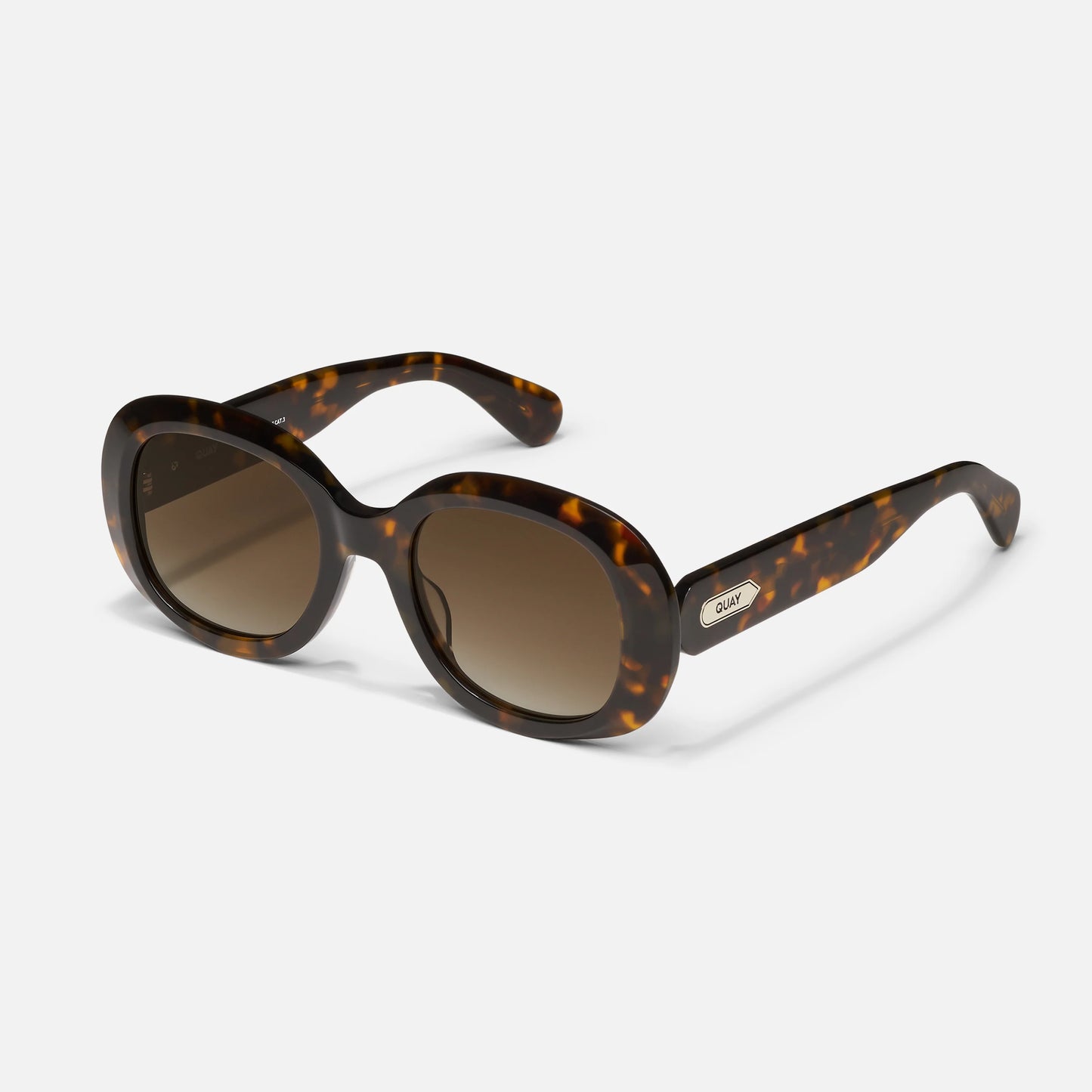 QUAY Impromptu Sunglasses - Neutral Tort/Brown