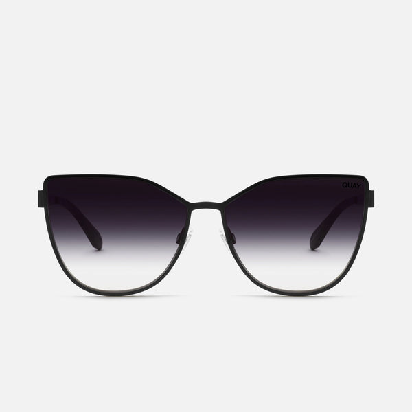 QUAY In Pursuit Sunglasses - Black/Fade